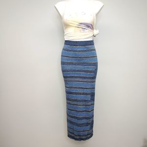 Rachel Zoe Maxi Knit Southwest Skirt with Slit Size XS